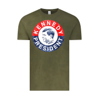 Vintage Olive vintage 1960 kennedy for president Vintage Tee - DesigneFamous