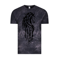 Cloud Black horse of rohan active Vintage Tee - DesigneFamous