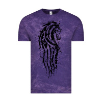 Cloud Purple horse of rohan active Vintage Tee - DesigneFamous