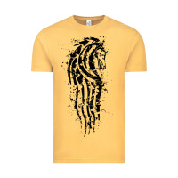 Vintage Mustard horse of rohan active Vintage Tee - DesigneFamous
