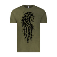 Vintage Olive horse of rohan active Vintage Tee - DesigneFamous