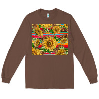 Chestnut mexican sunflowers Long Sleeve Tee - TumblerDesignByShophia