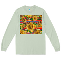 Matcha mexican sunflowers Long Sleeve Tee - TumblerDesignByShophia