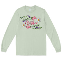 Matcha Floral Daisy Mother Long Sleeve Tee - RanaPortraitStore
