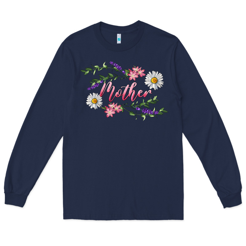 Floral Daisy Mother Long Sleeve Tee by RanaPortraitStore | Teevron