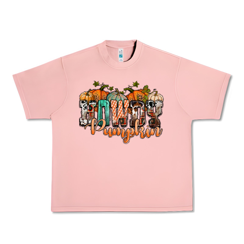Western Howdy Pumpkin Urban Heavy Tee by NancyCooperArtShop | Teevron