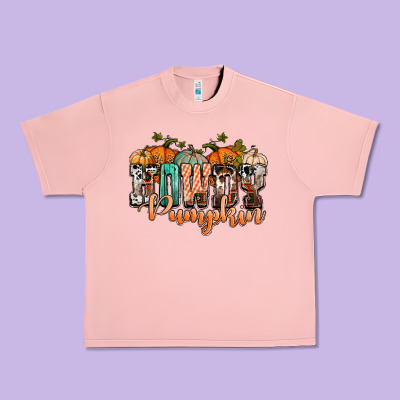 Western Howdy Pumpkin Urban Heavy Tee Designed By Nancycooperartshop