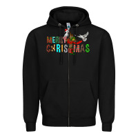 Black Merry christmas cross Zipper Hoodie - FaDigitalArtStudio