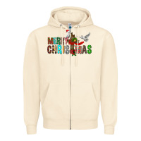 Sandshell Merry christmas cross Zipper Hoodie - FaDigitalArtStudio