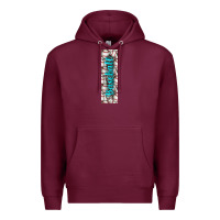 Burgundy softball and baseball pen wraps Premium Hoodie - BundleAndBundleShop