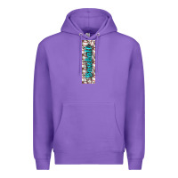Purple softball and baseball pen wraps Premium Hoodie - BundleAndBundleShop