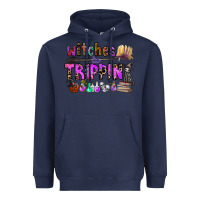 Navy witches be trippin Heavyweight Hoodie - CowhideDigitalArt