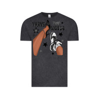 Vintage Black I Have Two Moods Black Sneakers Afro Girl Vintage Tee - texasbilliewilder