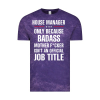 Cloud Purple gift for badass house manager Vintage Tee - DesigneFamous