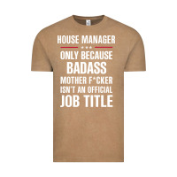 Vintage Coffee gift for badass house manager Vintage Tee - DesigneFamous