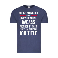 Vintage Denim gift for badass house manager Vintage Tee - DesigneFamous
