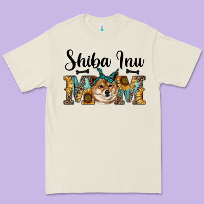 Western Shiba Inu Mom Premium Tee Designed By Ranaportraitstore