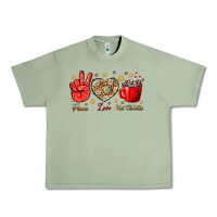Oil Green Peace love hot chocolate Urban Heavy Tee - NancyCooperArtShop