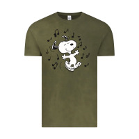 Vintage Olive dancing dog Vintage Tee - DesigneFamous