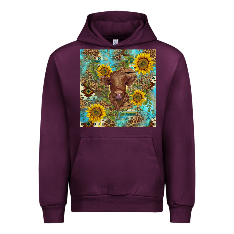 Western Highland Cow Urban Hoodie by BarkalooDesign | Teevron