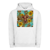 Pigment Lunar Rock western highland cow Urban Hoodie - BarkalooDesign