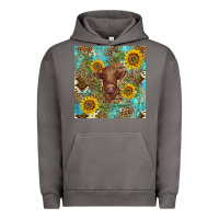 Pigment Tornado western highland cow Urban Hoodie - BarkalooDesign