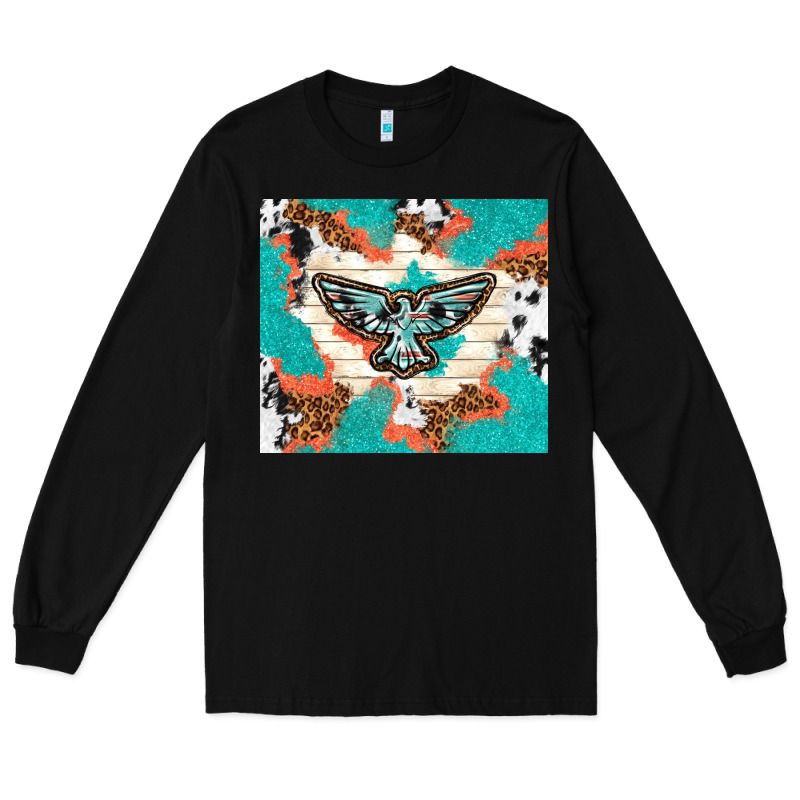 Freebird With Leopard And Cowhide Pattern Long Sleeve Tee by TumblerDesignByShophia | Teevron