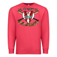 Cardinal all you need is love baseball Premium Sweatshirt - CowhideDigitalArt