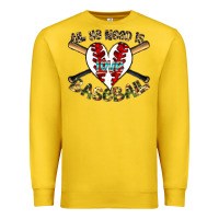 Lemon all you need is love baseball Premium Sweatshirt - CowhideDigitalArt