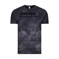 Cloud Black grandpa Vintage Tee - DesigneFamous