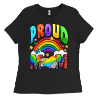 Black Western Proud Mom Ladies Tee - BundleAndBundleShop