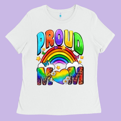 Western Proud Mom Ladies Tee Designed By Bundleandbundleshop