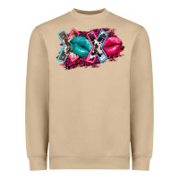 Mushroom Western xoxo Heavyweight Sweatshirt - FaDigitalArtStudio