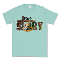 Seafoam true story holy family Classic Tee - RanaPortraitStore