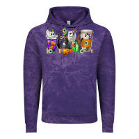 Cloud Purple Halloween Coffee Cups Vintage Hoodie - texasbilliewilder
