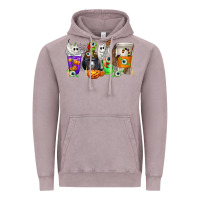 Vintage Zinc Halloween Coffee Cups Vintage Hoodie - texasbilliewilder