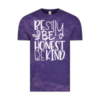Cloud Purple be silly be honest be kind Vintage Tee - DesigneFamous