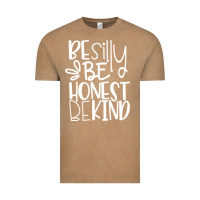 Vintage Coffee be silly be honest be kind Vintage Tee - DesigneFamous