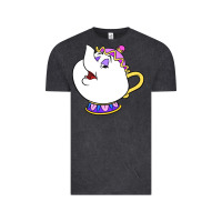 Vintage Black mrs potts Vintage Tee - DesigneFamous