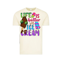 Vintage Arctic Life is better with ice cream Vintage Tee - NancyCooperArtShop