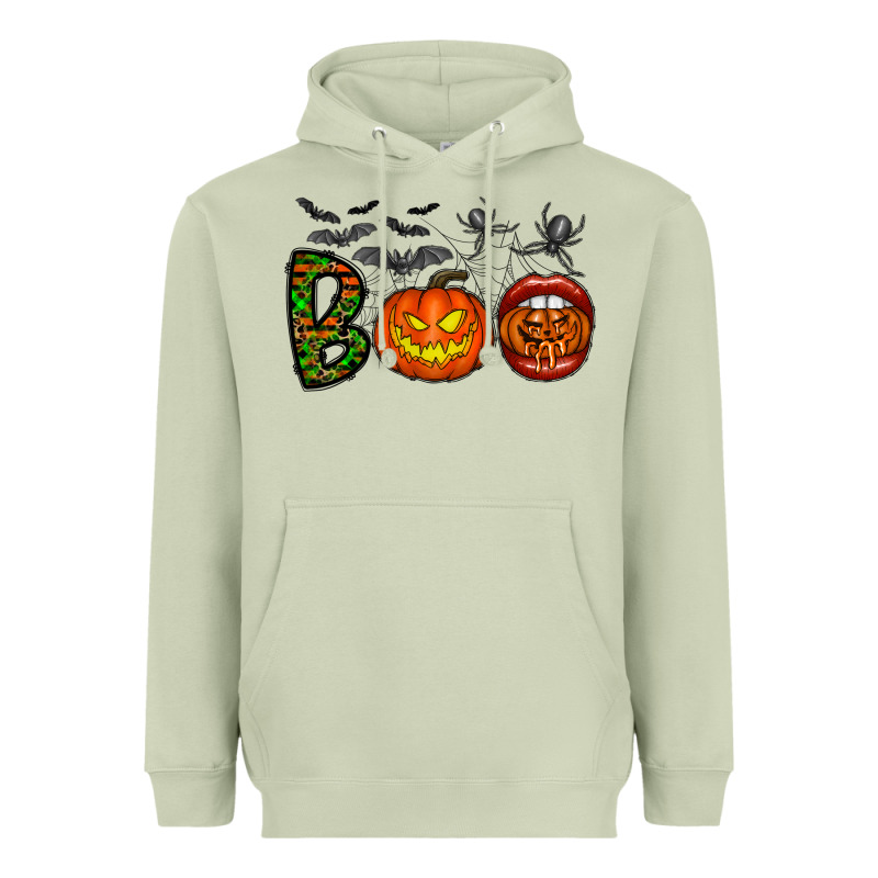 Boo Halloween Heavyweight Hoodie by CowhideDigitalArt | Teevron