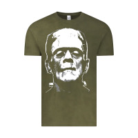 Vintage Olive frankenstein Vintage Tee - DesigneFamous