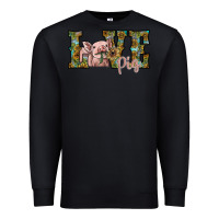 Black love pig Premium Sweatshirt - SublimationCraftShop