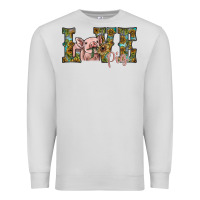 Dove Grey love pig Premium Sweatshirt - SublimationCraftShop