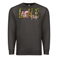 Smoke love pig Premium Sweatshirt - SublimationCraftShop