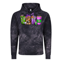 Cloud Black Coffee Cups with Cow and Halloween Vintage Hoodie - texasbilliewilder