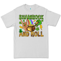 Dove Grey Shamrock and roll Premium Tee - BundleAndBundleShop