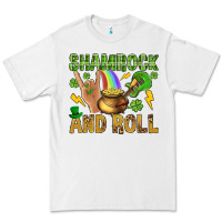White Shamrock and roll Premium Tee - BundleAndBundleShop