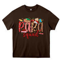 Chocolate Brown para squad christmas Heavy Core Tee - MaliasSmallBusiness