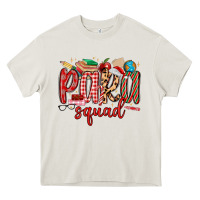 Cream para squad christmas Heavy Core Tee - MaliasSmallBusiness